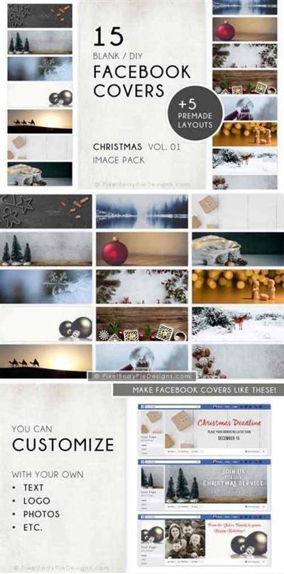 Christmas Holiday Facebook Covers