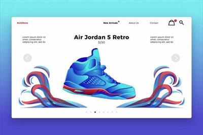 Fashion Shoes - Banner & Landing Page