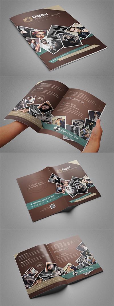 PSD Photography Bifold Brochure