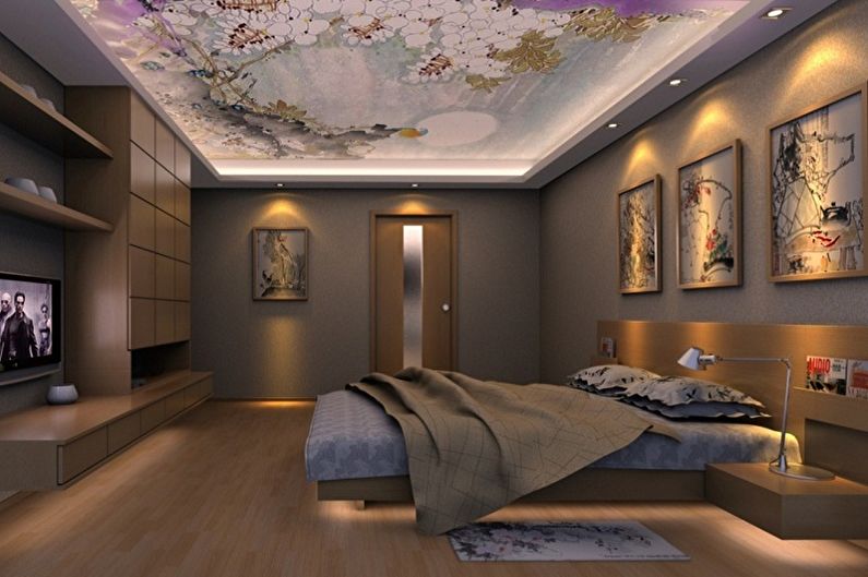 Двухуровневые потолки из гипсокартона - 70 фото, красивые идеи дизайна