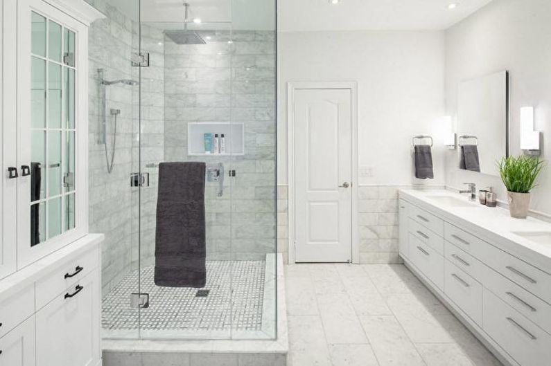 Ванная комната с душевой кабиной (85 фото) идеи дизайна интерьеров