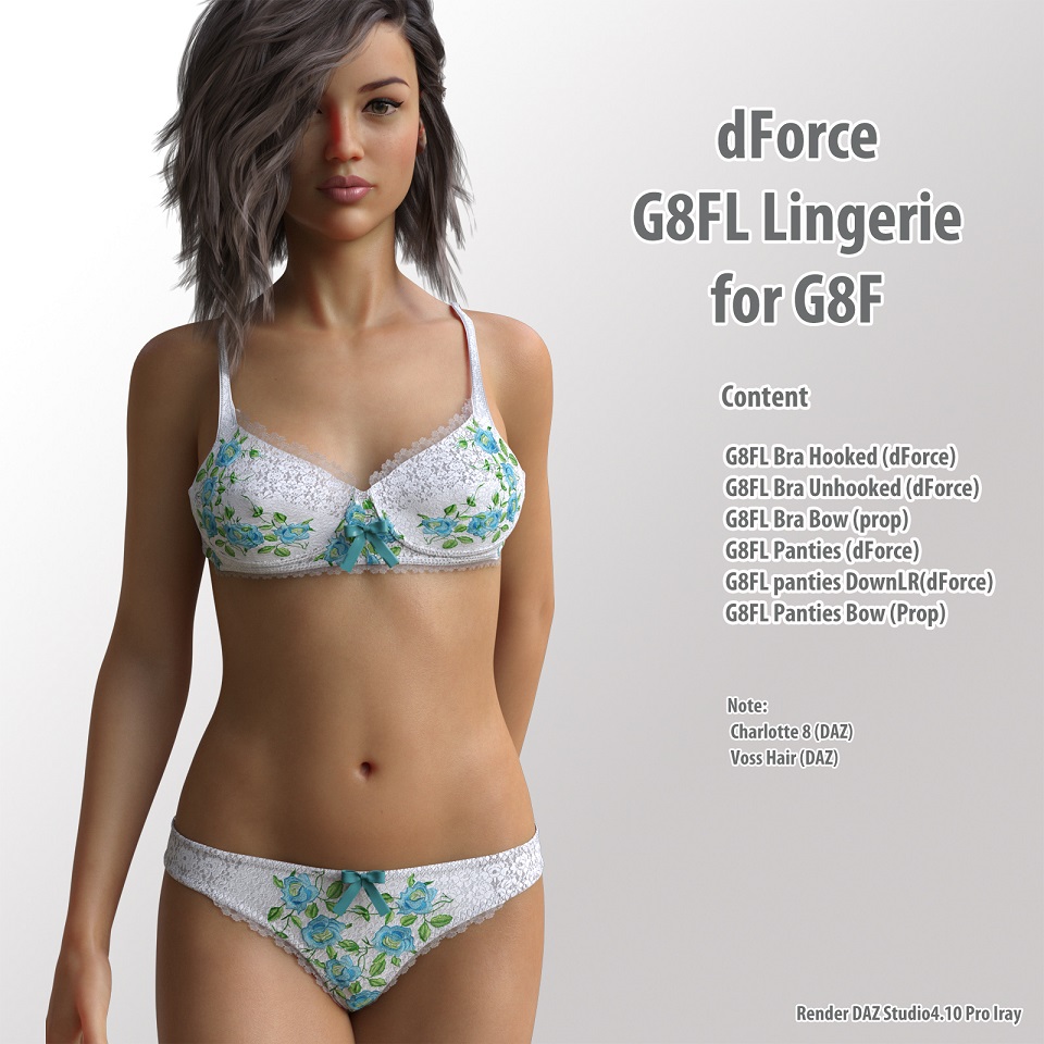 dForce G8FL Lingerie for G8F +  AddOn