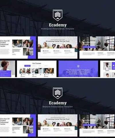 Ecademy - Keynote and Powerpoint Template