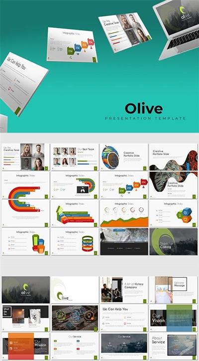 Olive - Powepoint, Keynote and Google Sliders