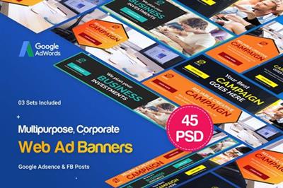 Multipurpose, Business, Startup Banners Ad - CL4TPJ