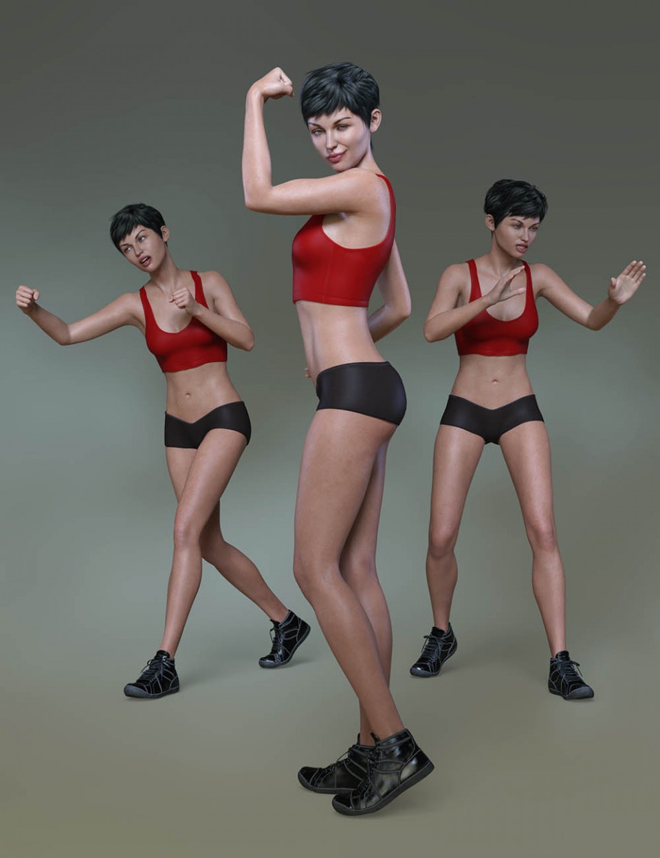 Confident Poses and Expressions for Eva 8 and Genesis 8 Female