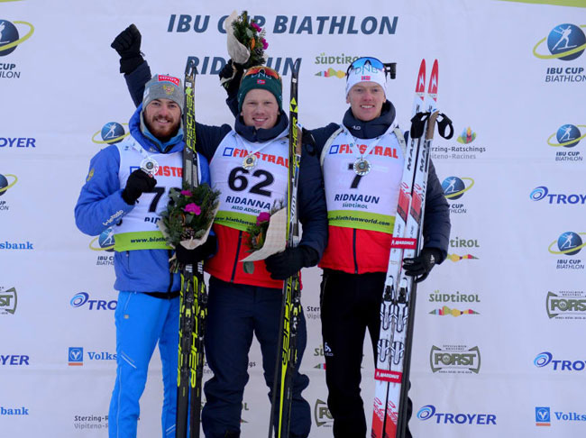 Норвежец Дале выиграл спринт на этапе Кубка IBU в Риднау; Дудченко – 22-й