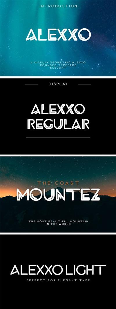 Alexxo Typeface - Font Duo 148226