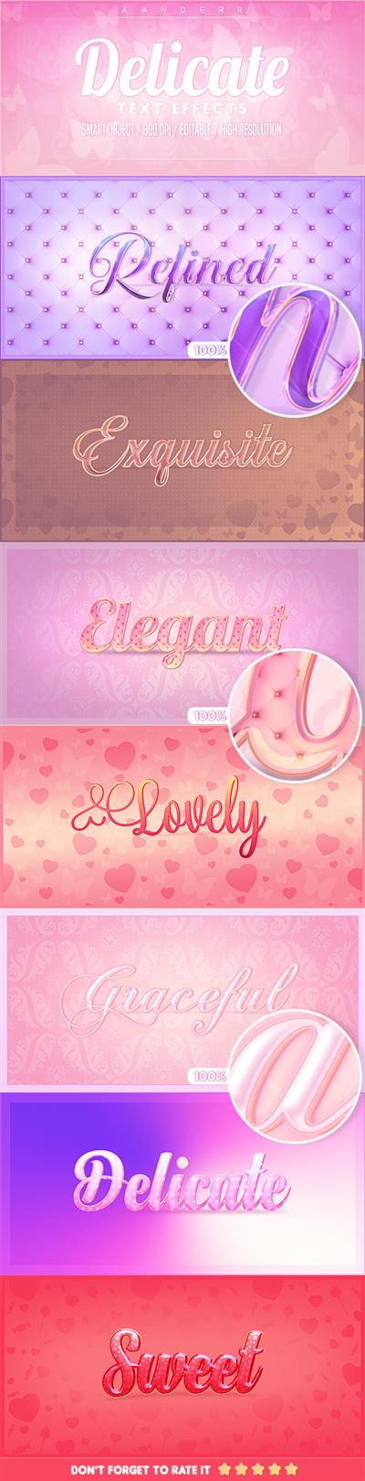 Delicate Photoshop Text Effects 22931110