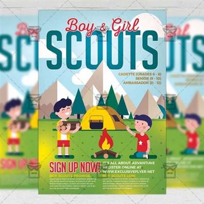Community A5 Template - Scouts Flyer