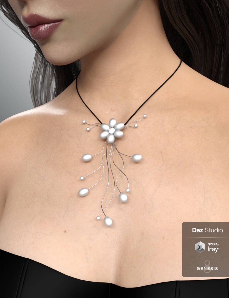 Vip Necklace for Genesis 8 Female(s)