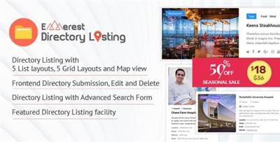 CodeCanyon - Everest Business Directory v1.1.7 - A Complete Business Directory WordPress Plugin -...