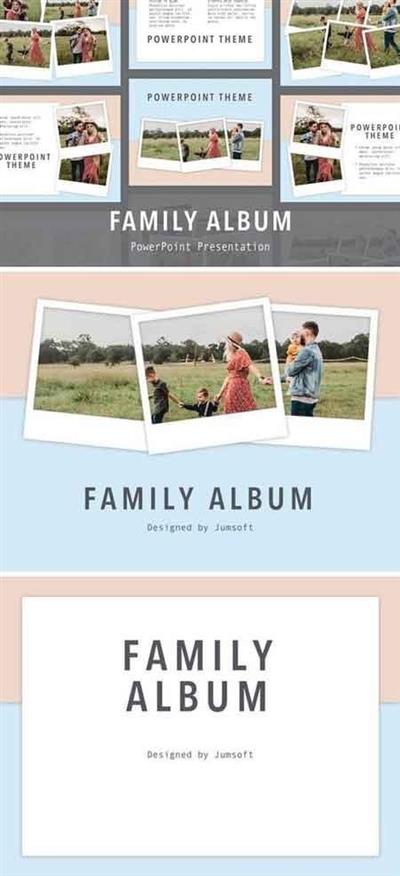 Family Album PowerPoint Template