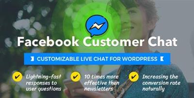 CodeCanyon - Facebook Customer Chat v1.1.2 - Customizable Live Chat for WordPress - 21221081