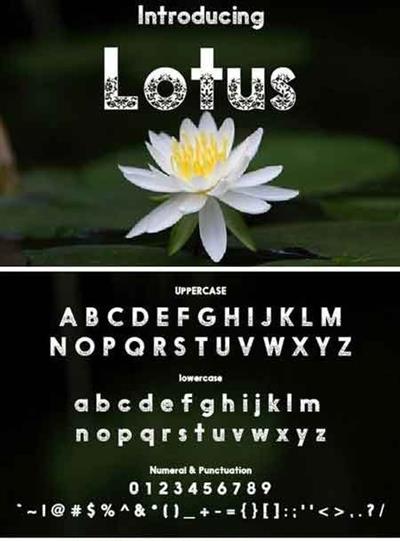 Lotus Font