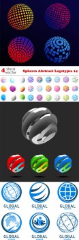 Vectors - Spheres Abstract Logotypes 14
