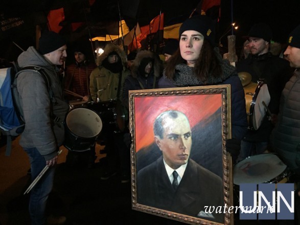 В Киеве завершилось кортеж к годовщине со дня рождения Бандеры