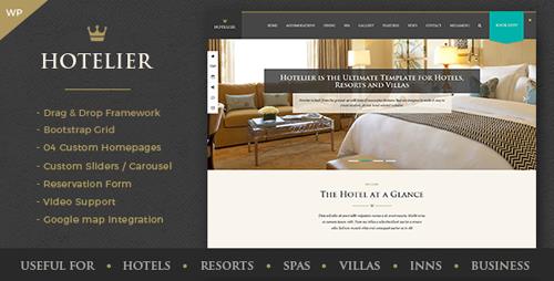 ThemeForest - Hotelier v1.1 - Hotel & Travel Booking WordPress Themes - 16048499