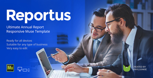 ThemeForest - Reportus v1.1 - Annual Report Responsive Muse Template - 19286602