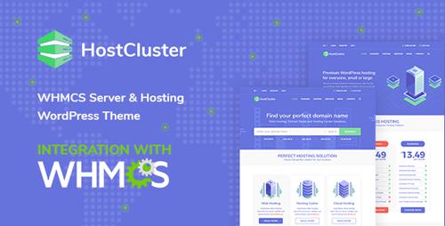 ThemeForest - HostCluster v1.4.2 - WHMCS Server & Hosting WordPress Theme - 21964631