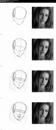 How to Draw a Face by Studying Reference in a Comic Style