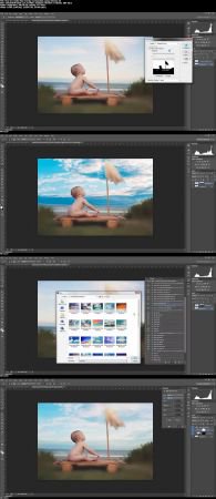 How to Create Sky Overlay Composites using Actions