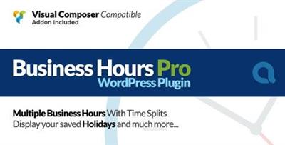 CodeCanyon - Business Hours Pro v5.5.0 - WordPress Plugin - 9414879
