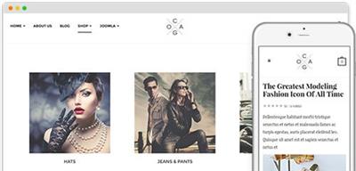 JoomlArt - JA Cagox v1.1.0 - Responsive Joomla Template For Fashion Store