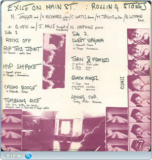 The Rolling Stones - Exile On Main St. (2LP, rec. 1972) - 1983
