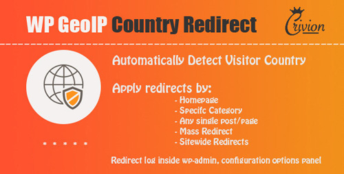 CodeCanyon - WP GeoIP Country Redirect v2.9 - 3589163