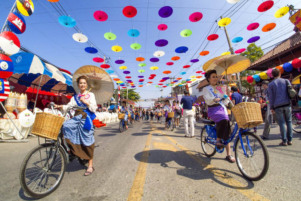В Чианг Мае пройдет Фестиваль цветных зонтиков