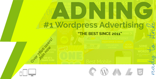 CodeCanyon - Adning Advertising v1.1.7 - Professional, All In One Ad Manager for Wordpress - 269693 - NULLED