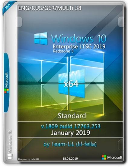 Windows 10 Enterprise LTSC x64 v.1809 Standard Jan 2019 Team-lil (Multi-38/RUS)