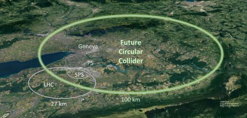 Кольцо ускорителя Future Circular Collider