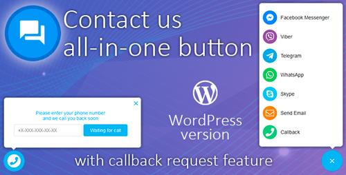 CodeCanyon - Contact us all-in-one button v1.3.6 with callback request feature for WordPress - 22266189