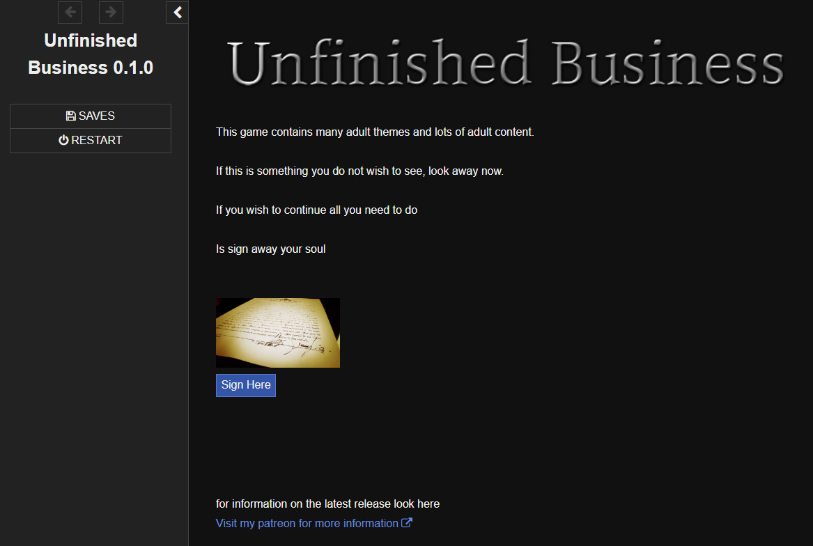 Dedegaru2 - Unfinished Business - Version 0.1.0