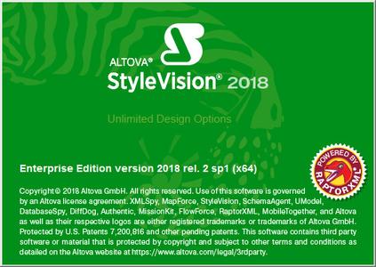 Altova StyleVision Enterprise 2018 v20.2.1 R2 SP1 64BiT