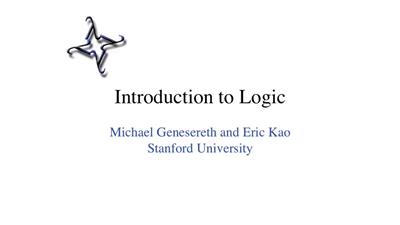 Coursera - Introduction to Logic (Stanford University)