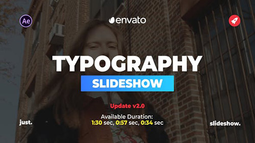 Beautiful Typography Slideshow - Project for After Effects (Videohive)