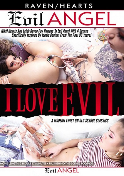 I Love Evil /    (Nikki Hearts, Leigh Raven / Evil Angel) [2019 ., DVDRip]