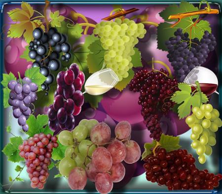 Png клипарты - Спелый виноград