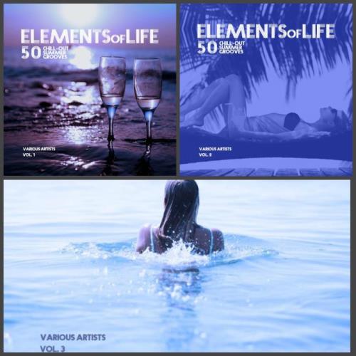Elements of Life: 50 Chill out Summer Grooves Collection, Vol. 1-3 (2019) FLAC