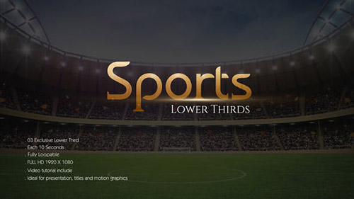 Sports Lower Third 22036411 - Project for After Effects (Videohive)