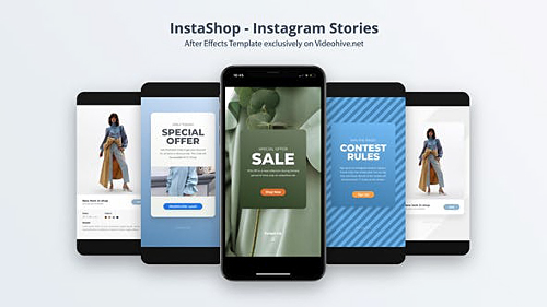 InstaShop - Instagram Stories - Project for After Effects (Videohive)