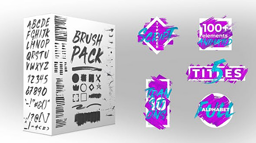 Brush Pack 22634602 - Project for After Effects (Videohive)