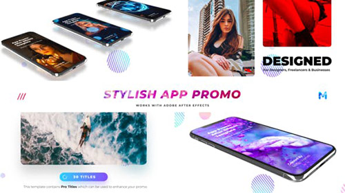 Stylish App Promo - Project for After Effects (Videohive)