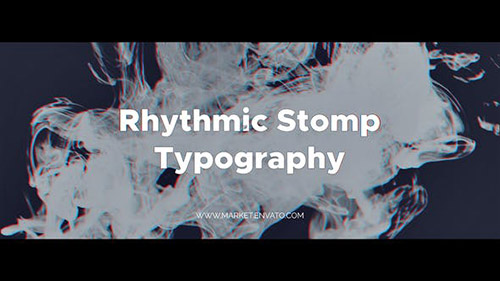 Rhythmic Stomp Typography | After Effects Template (Videohive)