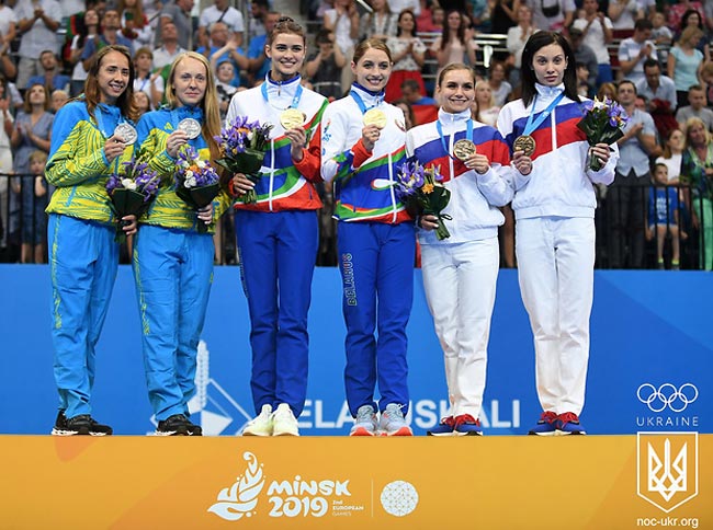 Украинские вице-чемпионки Минска-2019 в прыжках на батуте: Это было лучше выступление в нашей карьере