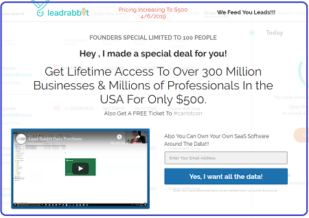 LEADRABBIT.IO - US Business, Shopify and ClickFunnel Data