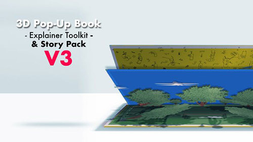 3D Pop-Up Book Explainer Toolkit & Story Pack V3 - Project for After Effects (Videohive) 